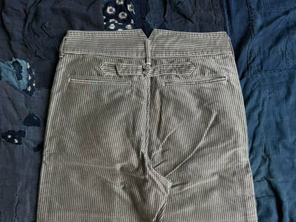 VISVIM 25AW Pastoral Striped Moleskin Pants