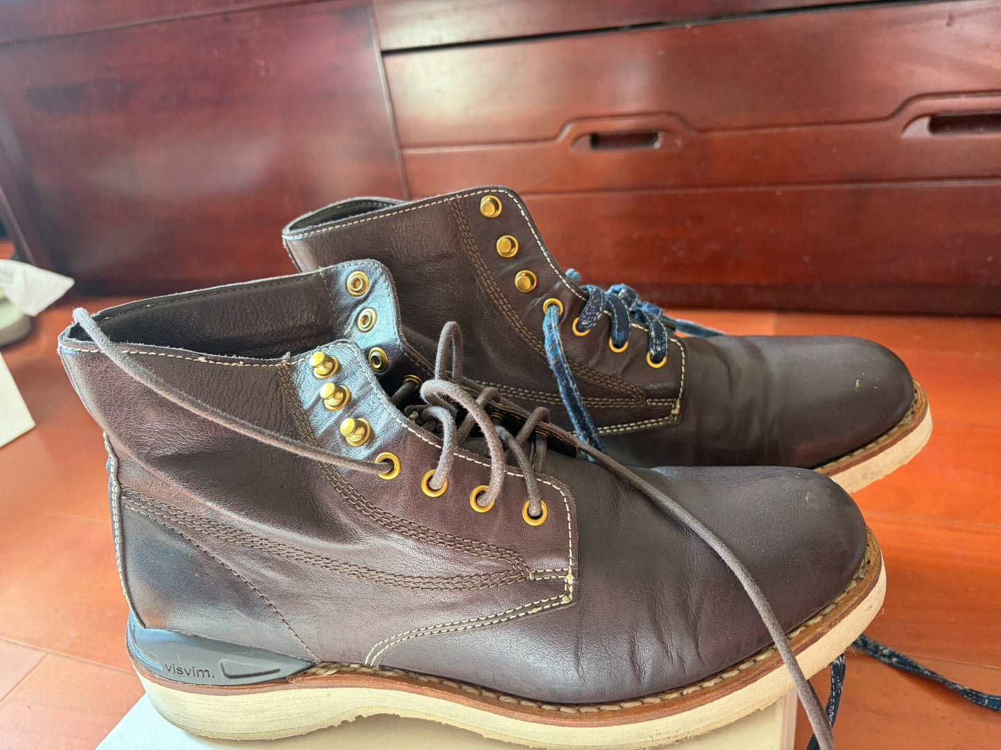Visvim Folk Kngr Dark Brown Boots
