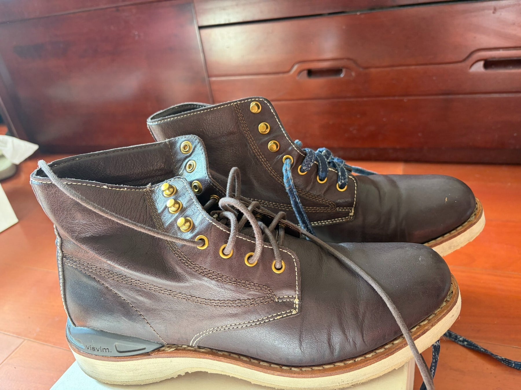 Visvim Folk Kngr Dark Brown Boots