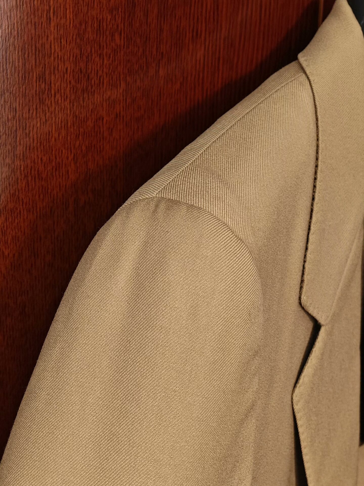 Zegna Beige Wool Blend Suit Jacket