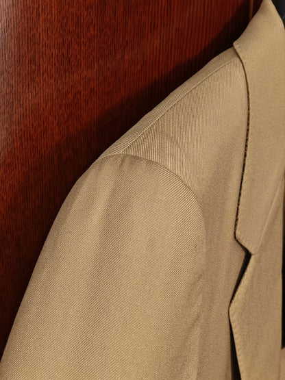 Zegna Beige Wool Blend Suit Jacket