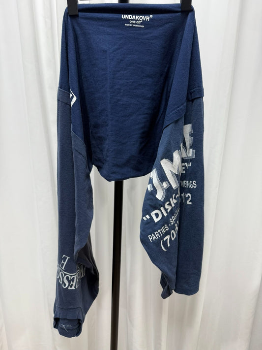 undercover vintage tee remake with scarf design