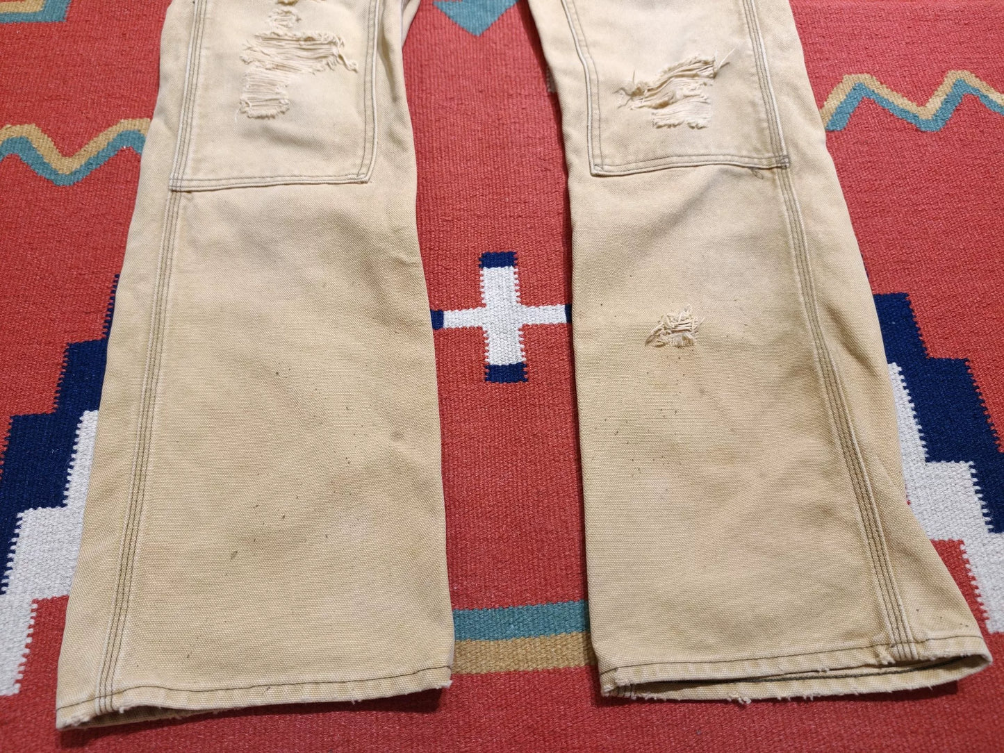 RRL Mud-Dyed Slim Bootcut Work Pants