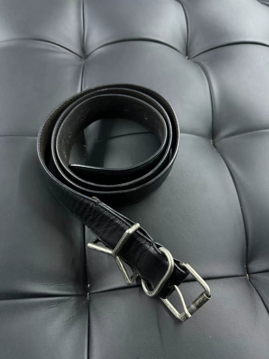 Y/project Black Leather Belt