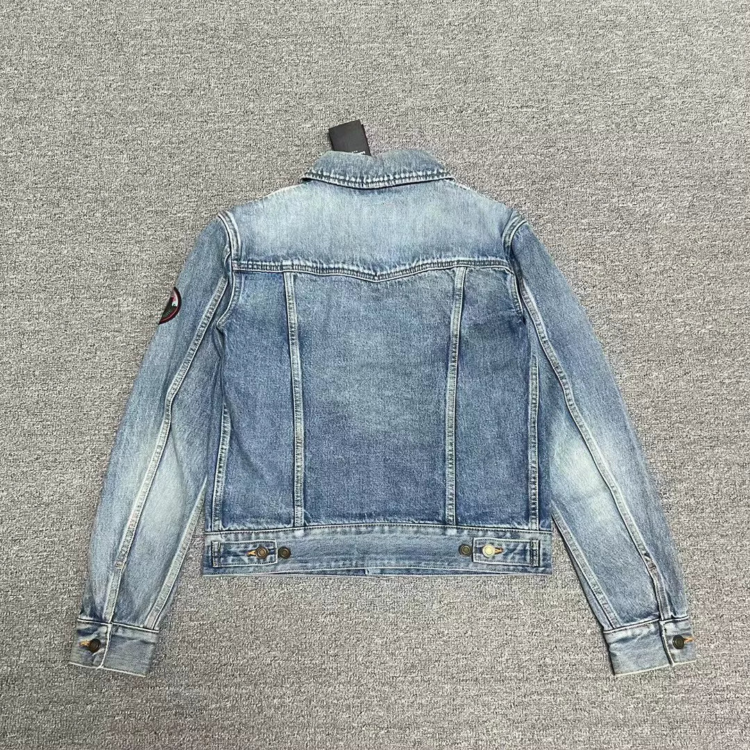 Saint Laurent SLP Washed Denim Jacket