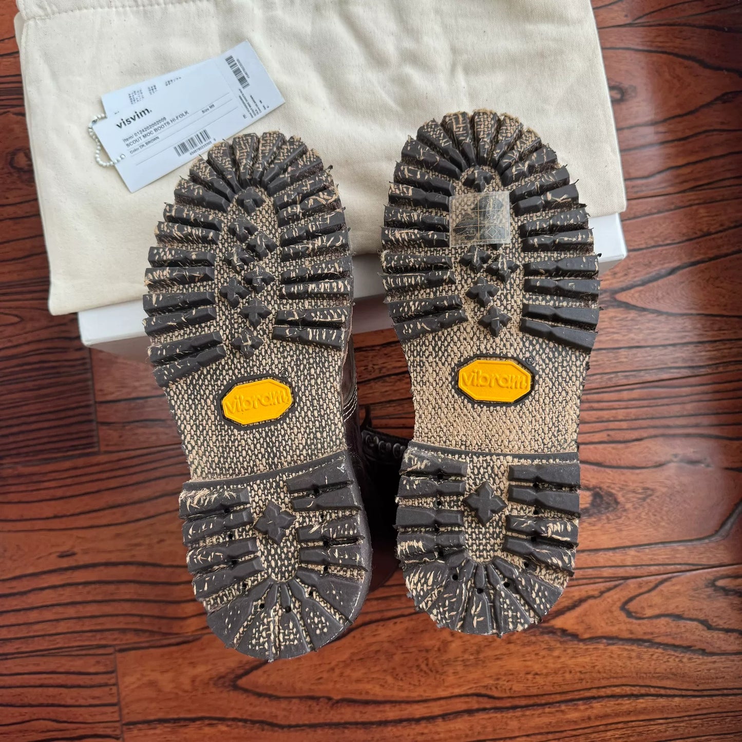 VISVIM SCOUT MOC BOOTS HI-FOLK