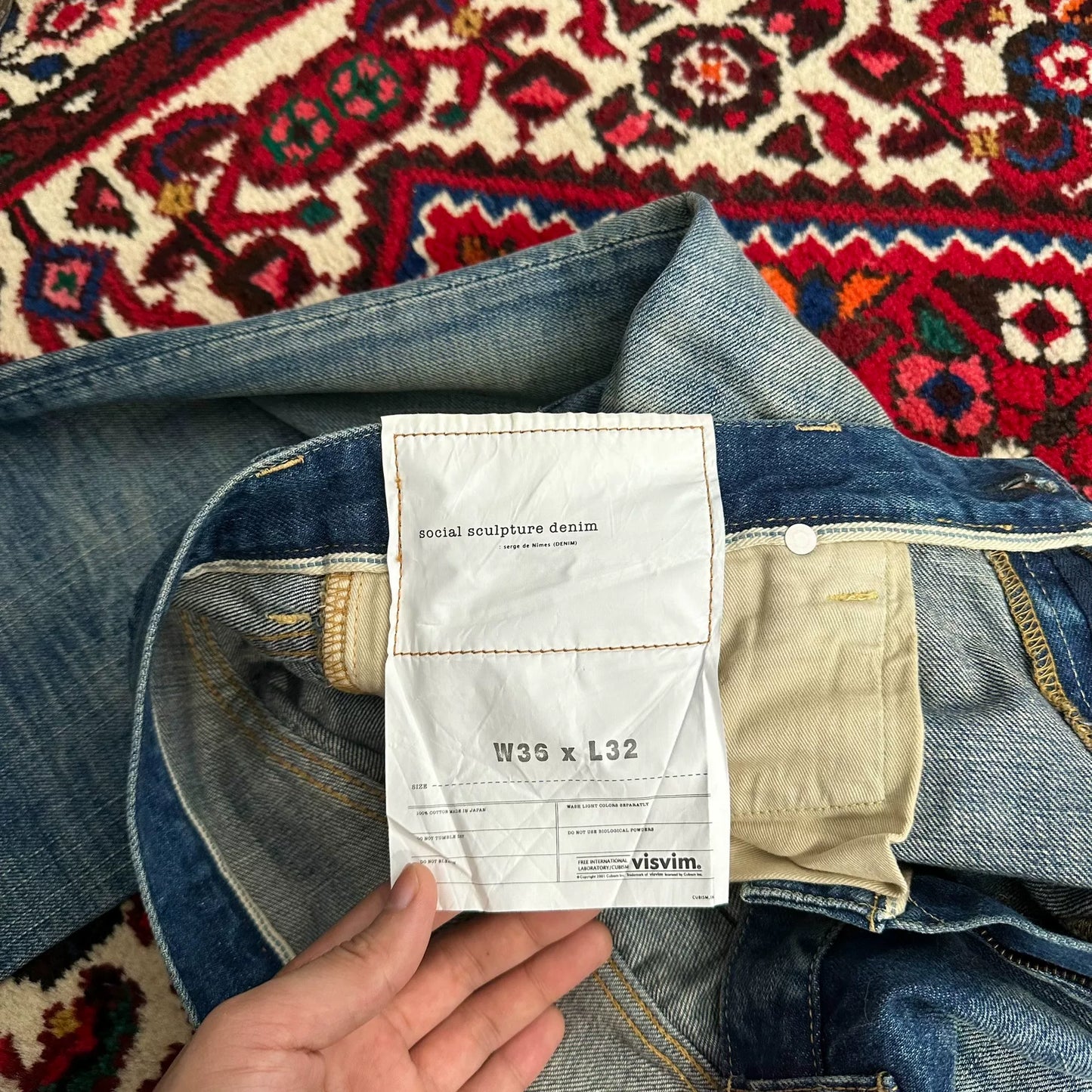 visvim 13ss 04D10 denim jeans w36l32