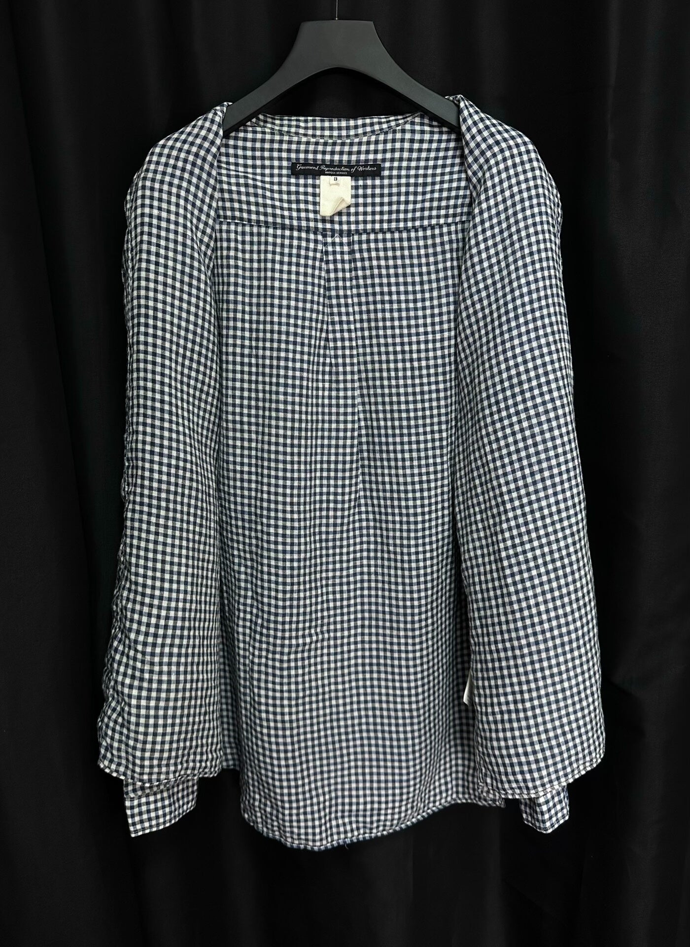 workers style cotton linen shirt
