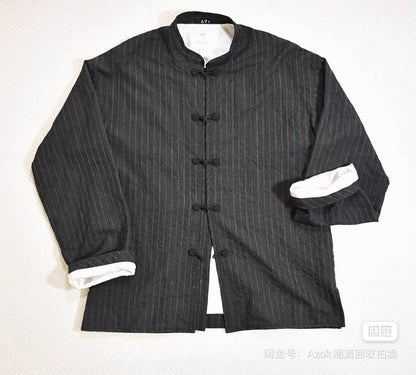 Visvim Dharma Santome Stripe Wool Shirt