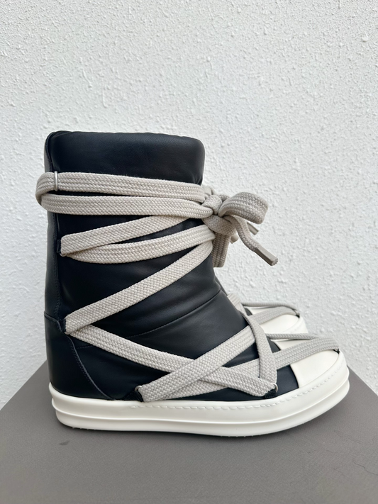 Rick Owens High-Top Sheepskin Boots