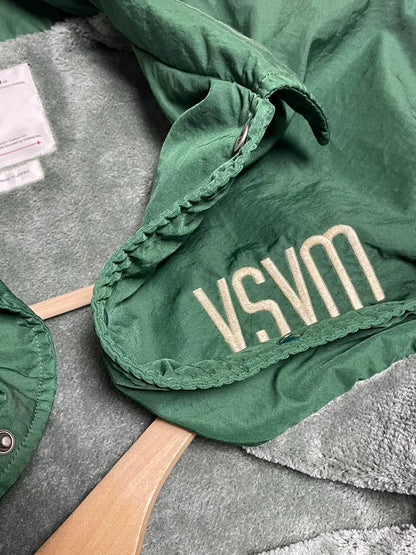 visvim coach jacket in green color