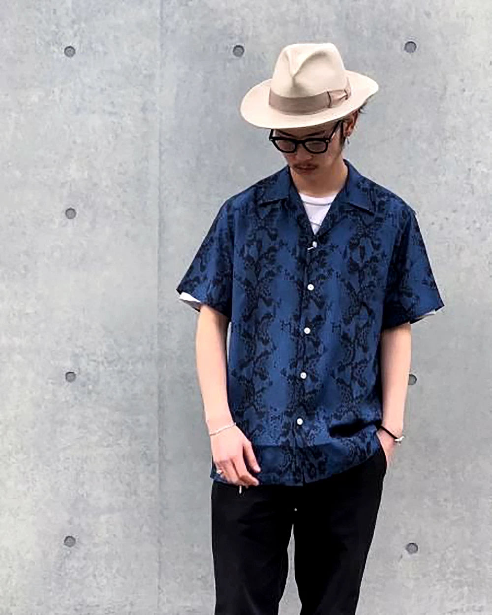 wacko maria short sleeve snake pattern shirt