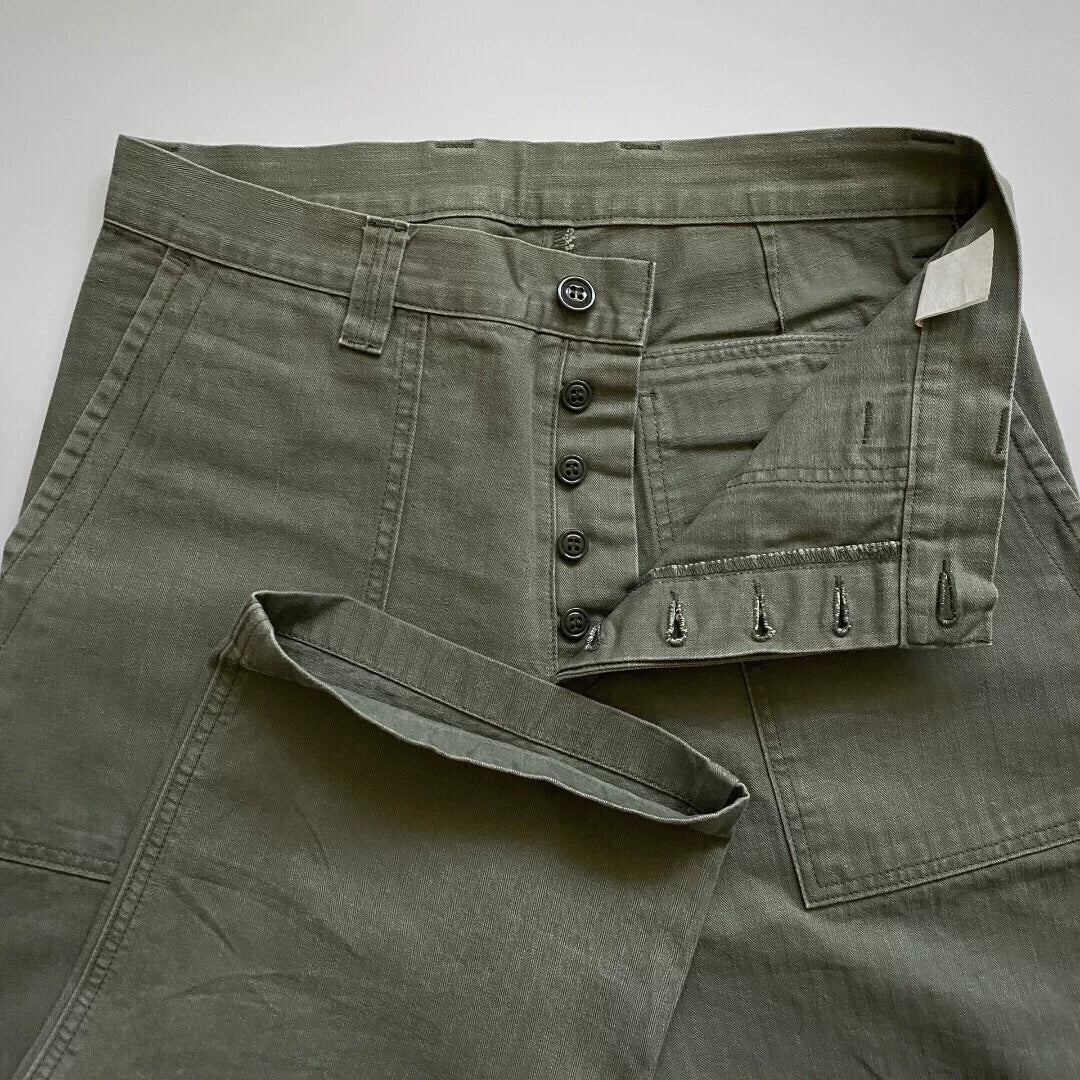 Tenderloin K-7 Fishbone Pattern Military Pants