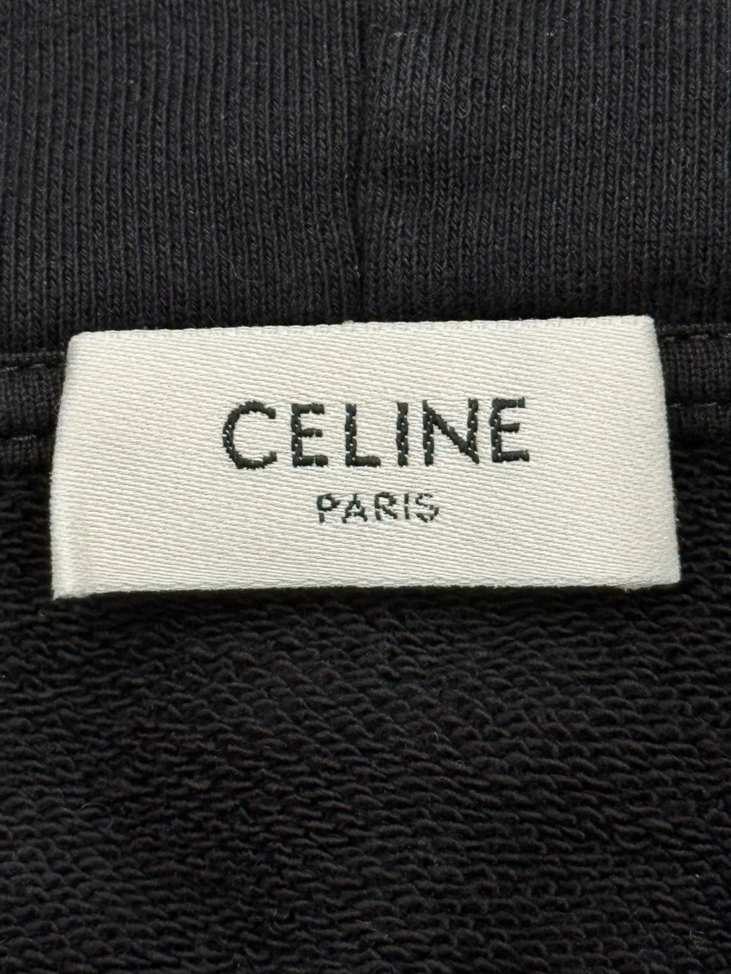 celine black oversized hoodie XXL size