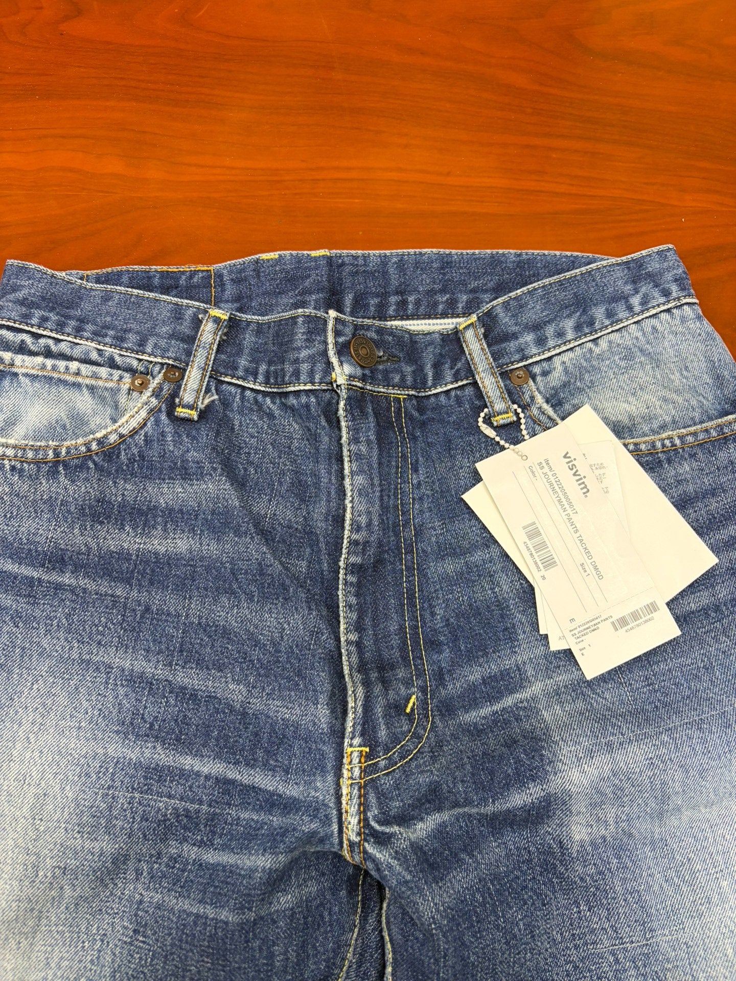 Visvim Journeyman Tacked DMGD Jeans