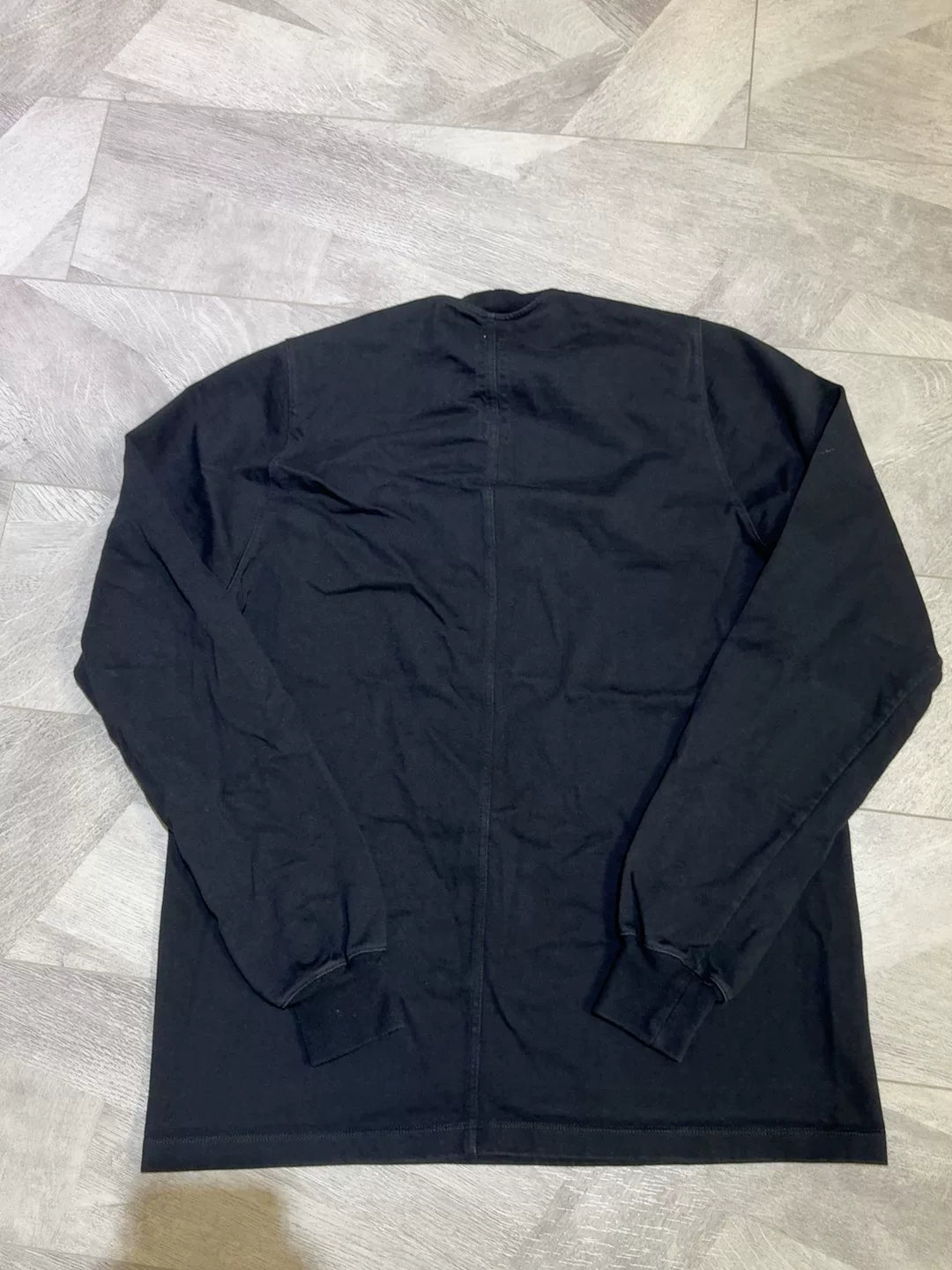 Rick Owens Black Long Sleeve Sweatshirt