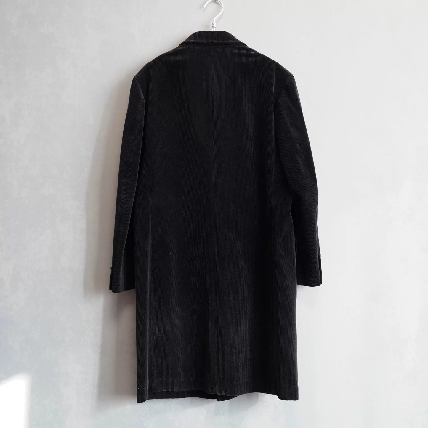 Yohji Yamamoto Black Corduroy Long Jacket