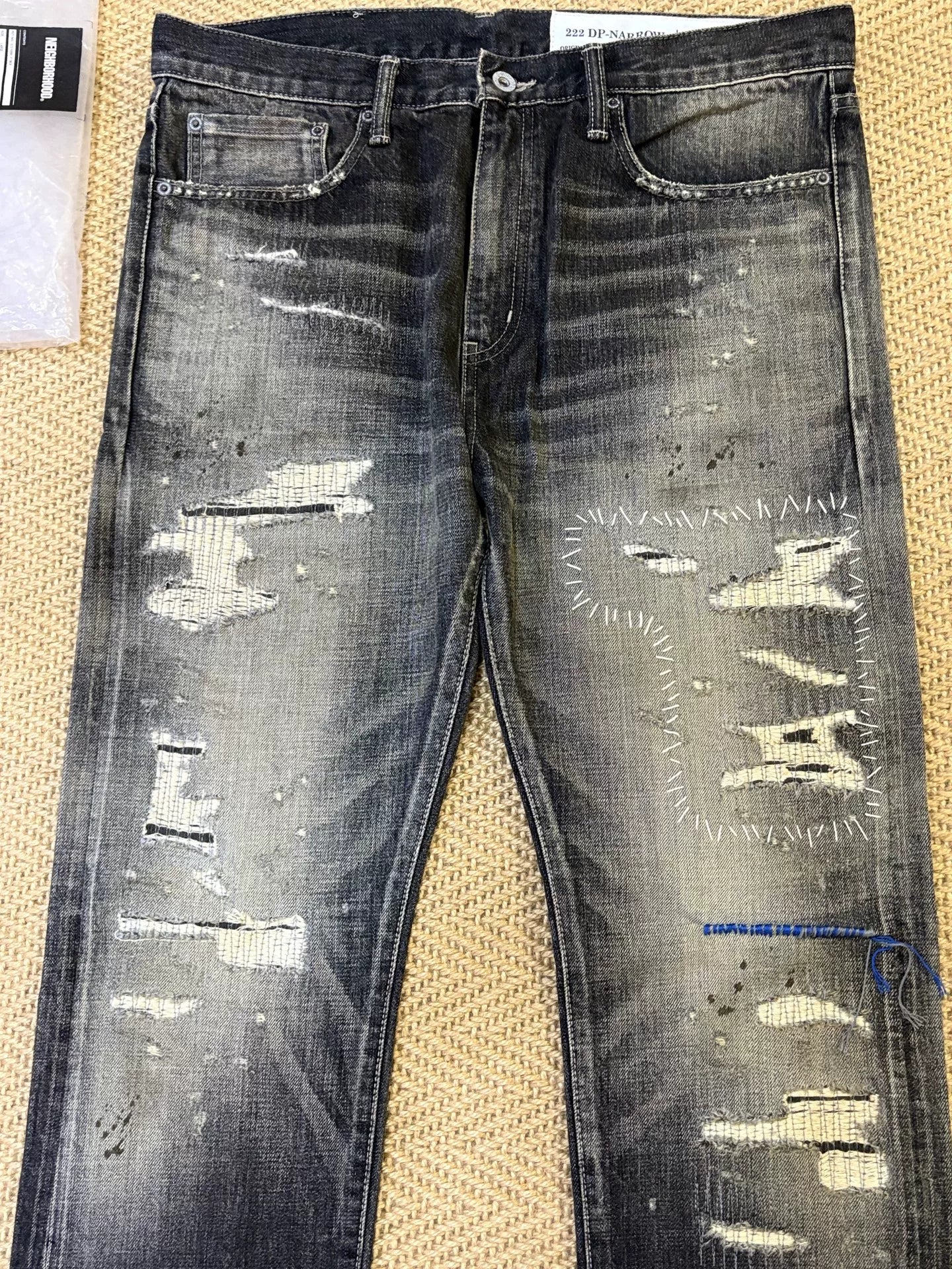 Neighborhood 22AW Washed Jeans
