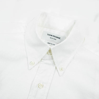 Thom Browne White Underwater Embroidery Shirt