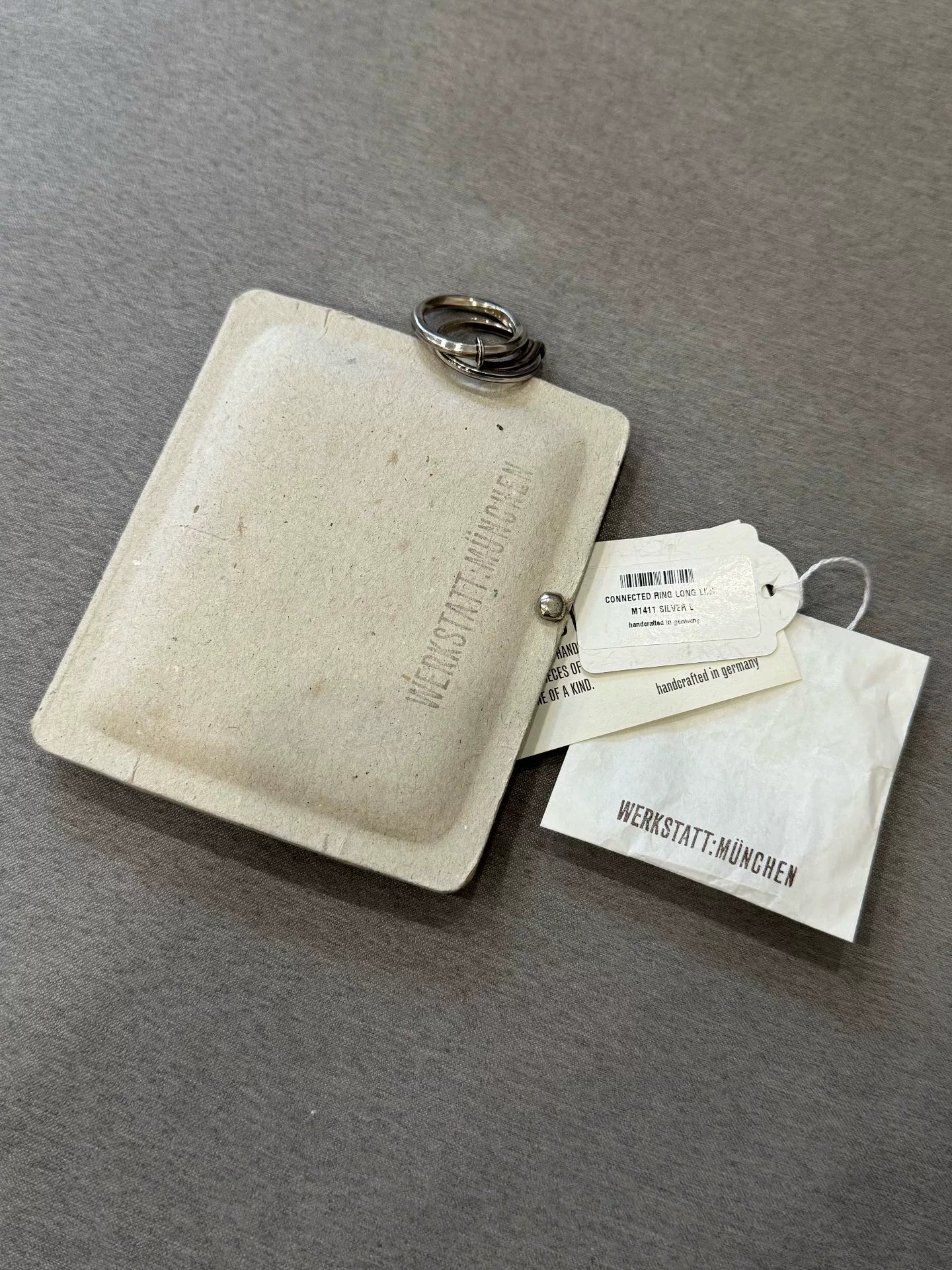 Silver Link Ring from Werkstatt Munchen