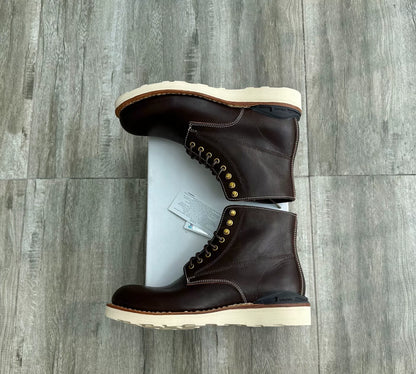 visvim virgil folk boots in dark brown