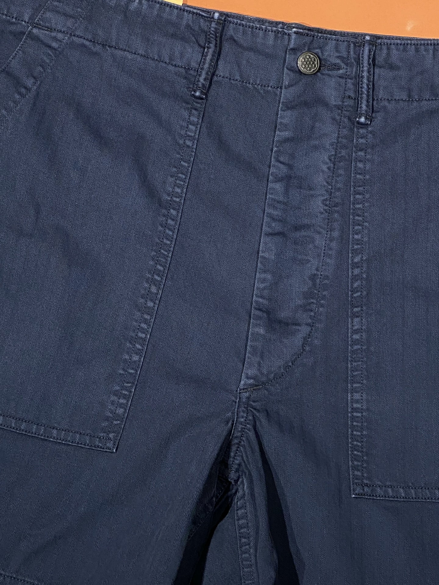 RRL Thirteen Star Herringbone Shorts