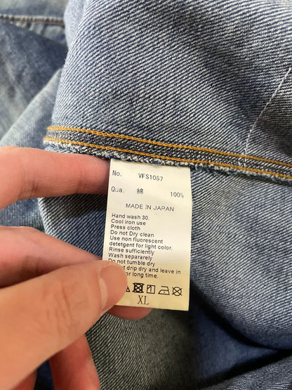 denim by vanquish & fragment shirt jacket