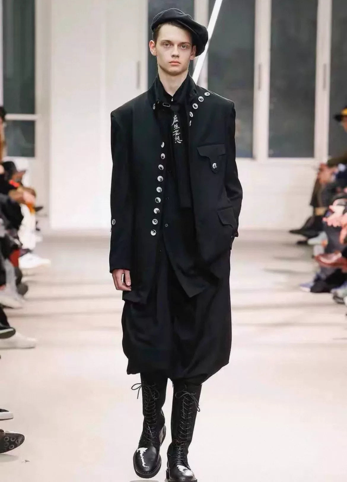 Yohji Yamamoto Black Short Coat