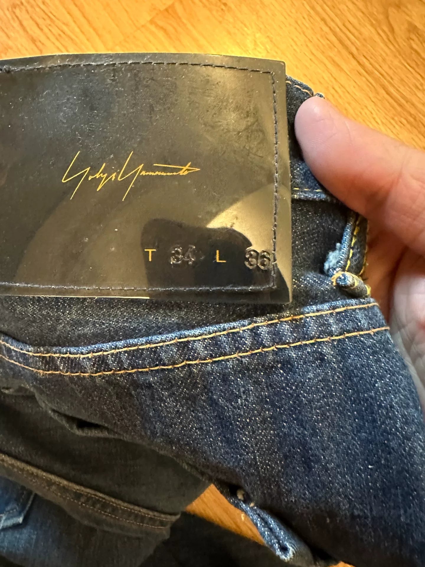 Yohji Yamamoto 02SS Selvedge Dark Blue Jeans