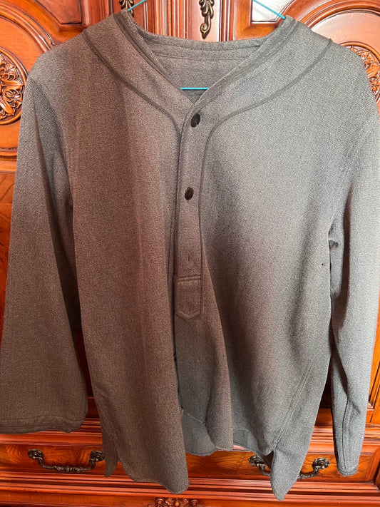 Visvim Wool Linen Henley Shirt