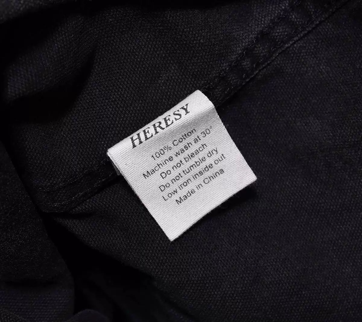 heresy barrow vintage black trousers