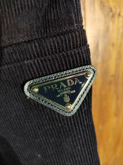 Prada Corduroy Casual Trousers Size 48