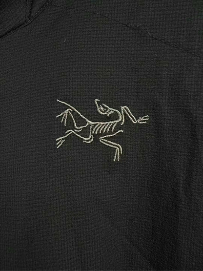 black delta hybrid fleece half-zip jacket