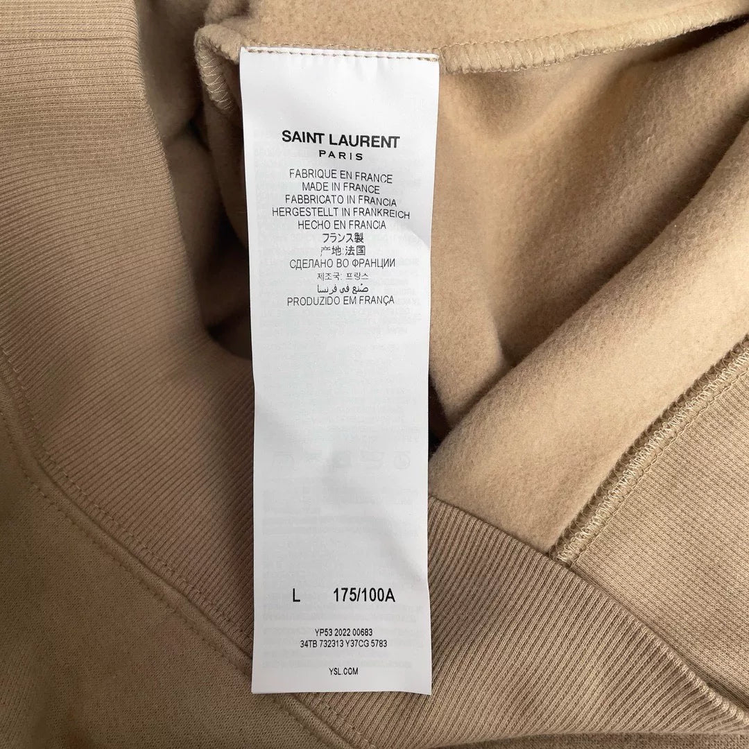 Saint Laurent Men's Beige Hoodie
