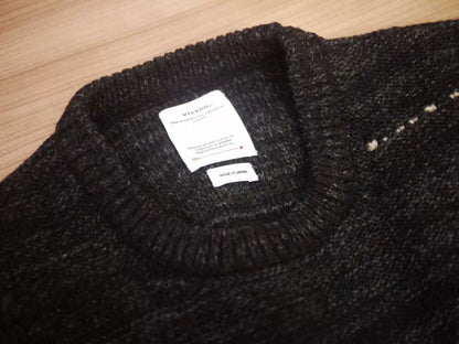 VISVIM AMPLUS KNIT GRADIENT BLACK Size 3