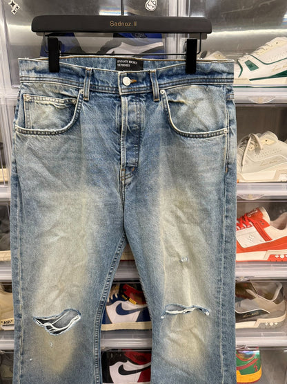 Enfants Riches Deprimes Distressed Mud-Dyed Jeans