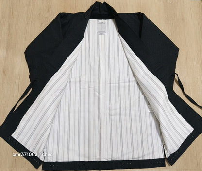 visvim 16AW Dotera Wool Stripe Coat