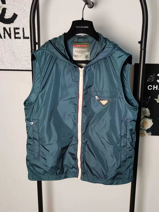 Prada Nylon Vest with Triangle Logo