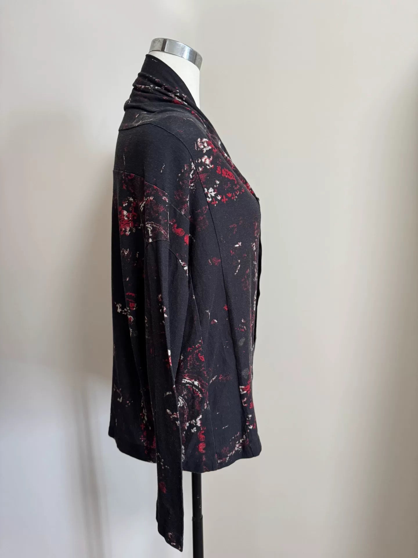 Yohji Yamamoto Graffiti Print Cardigan