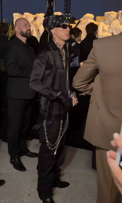 Saint Laurent Wool Square Scarf