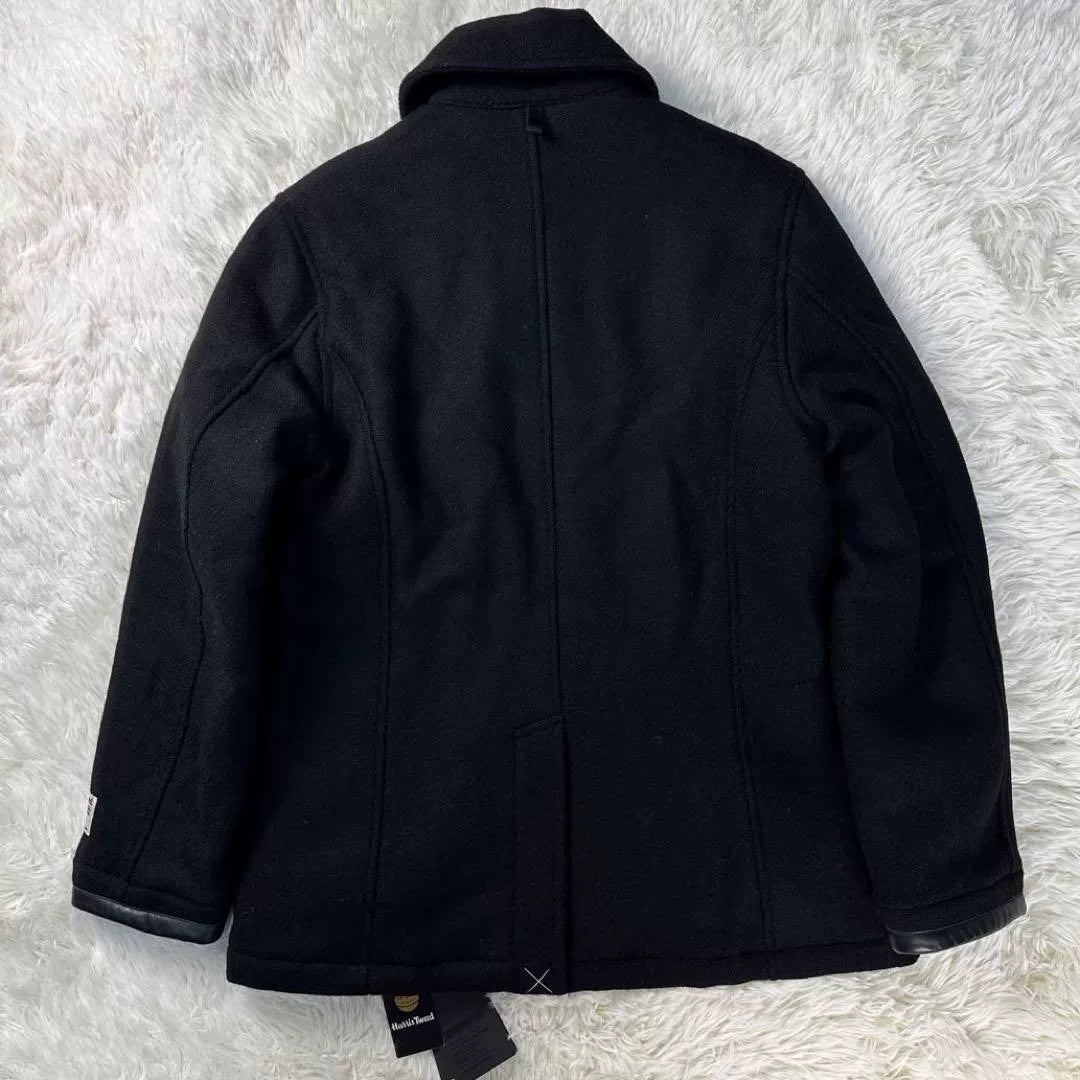 neighborhood harris tweed wool coat size s