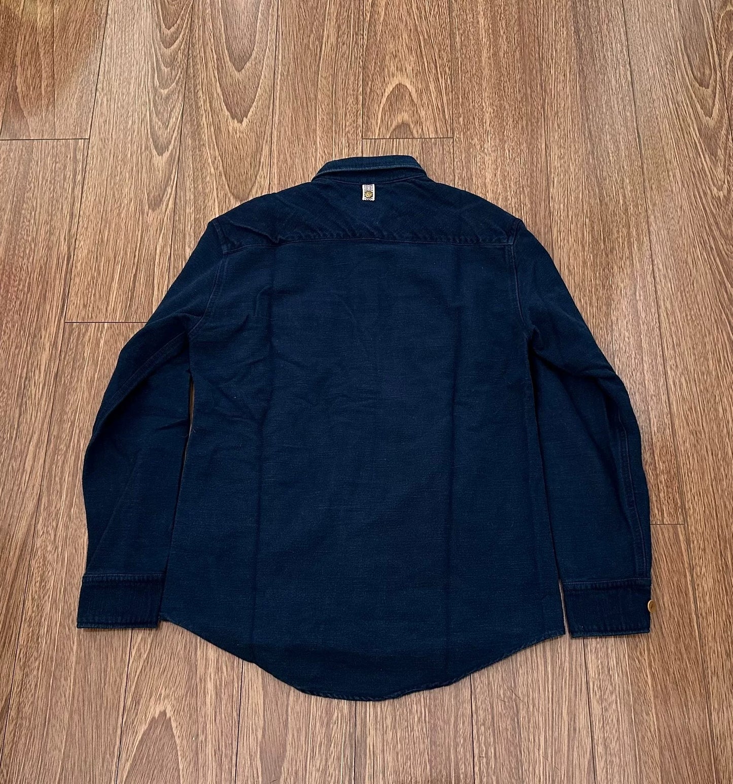visvim black elk flannel shirt long sleeve