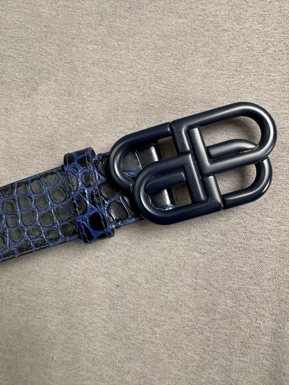 Balenciaga Crocodile Pattern Belt Second Hand