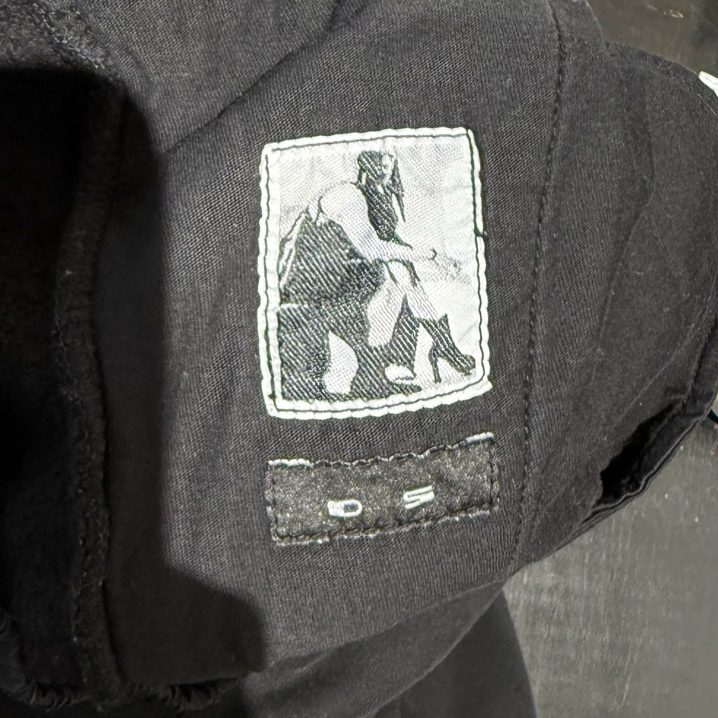 rick owens drkshdw jogger pants in black