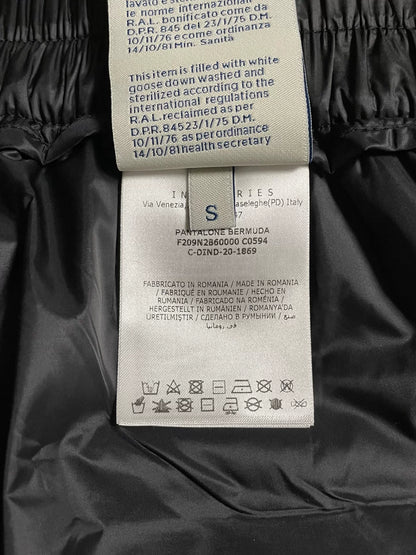 rick owens moncler collaboration down shorts
