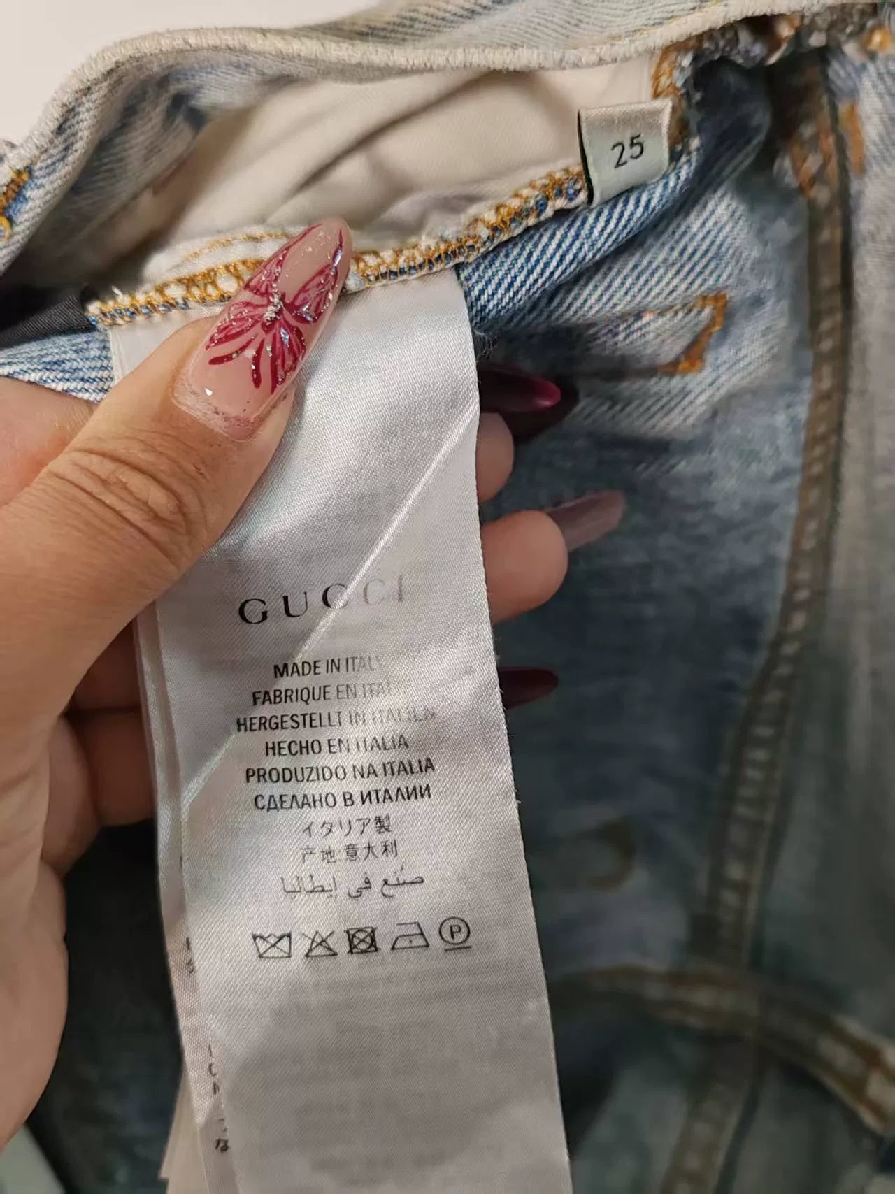 Authentic Gucci Denim Jeans for Sale