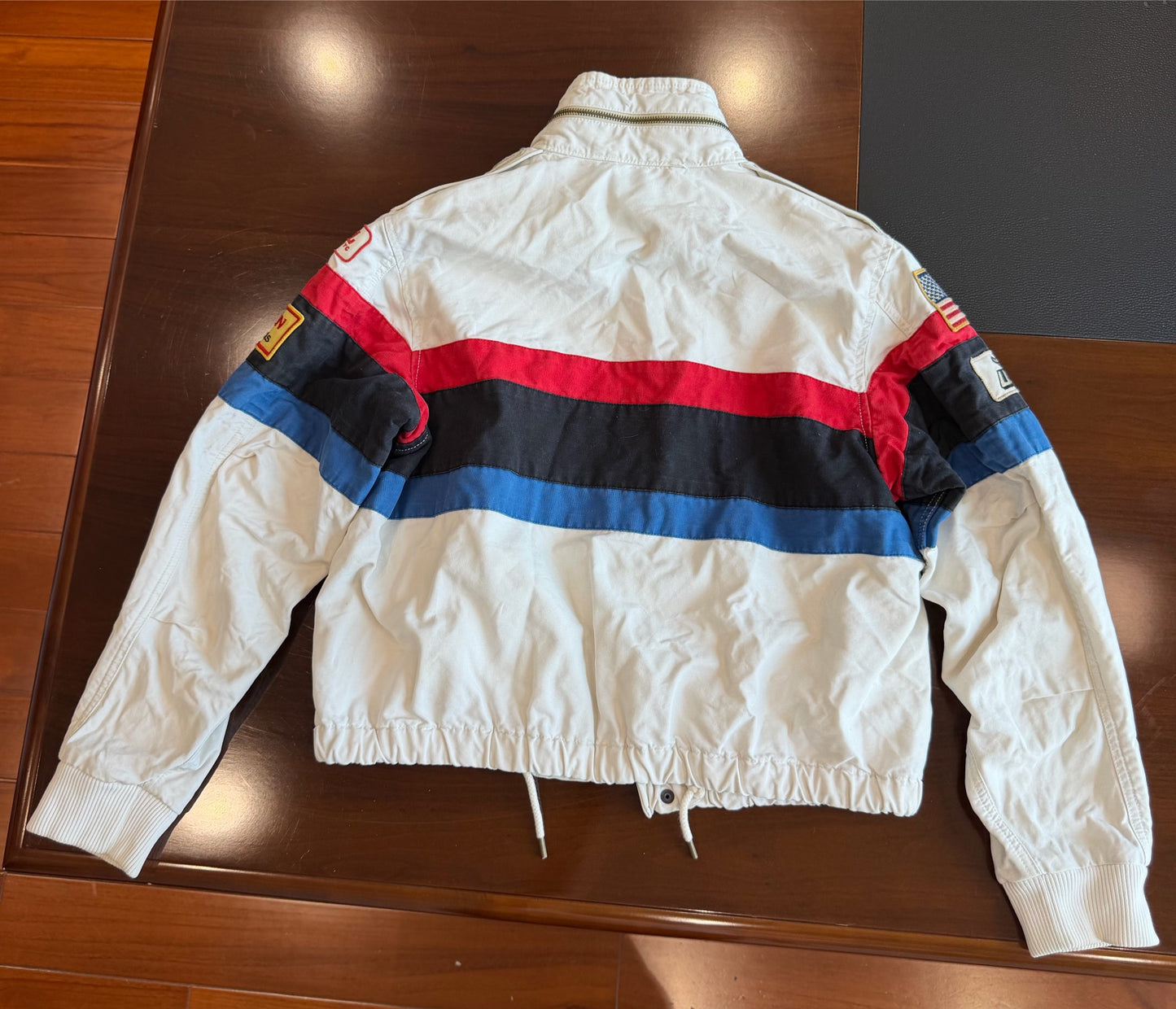 Polo Ralph Lauren White Racing Jacket