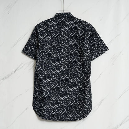 Saint Laurent Men's Teardrop Pattern Shirt
