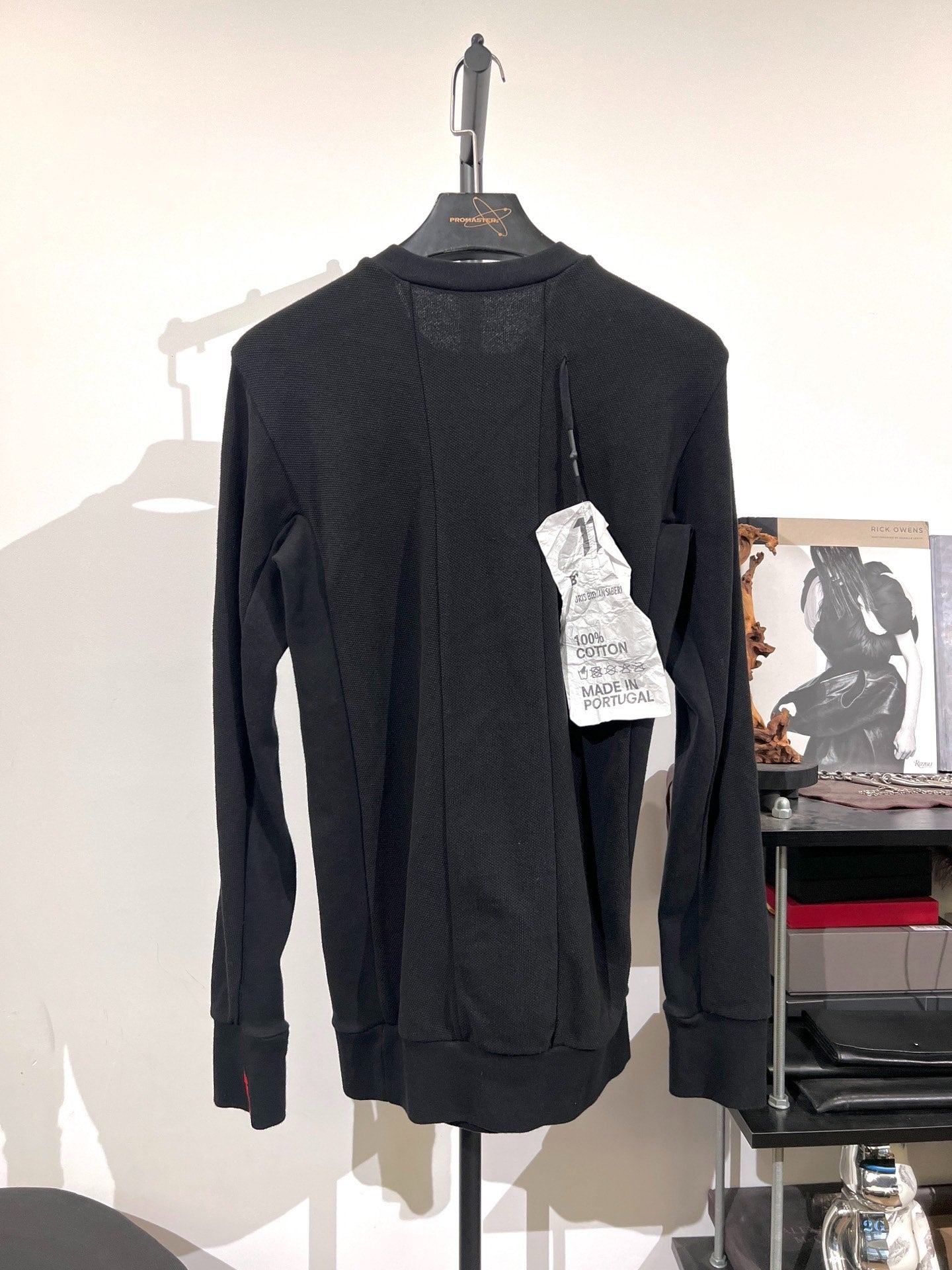 Boris Bidjan Saberi CR3 Waffle Paneled Sweatshirt