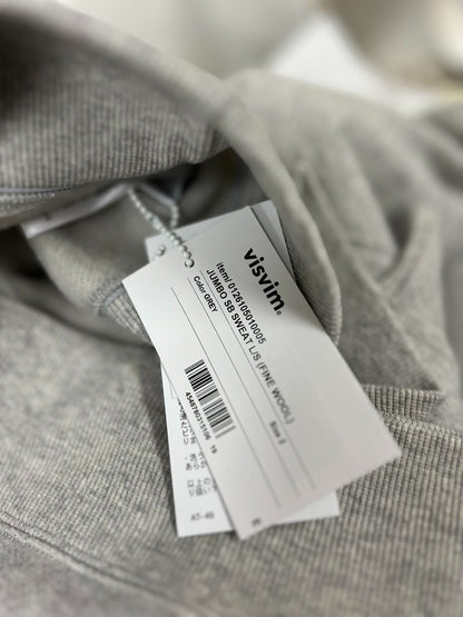 26SS VISVIM JUMBO SB SWEAT FINE WOOL